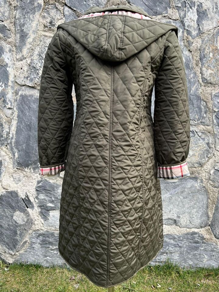 EKOSE 105 CM HAKİ MEVSİMLİK KAPİTONE MONT